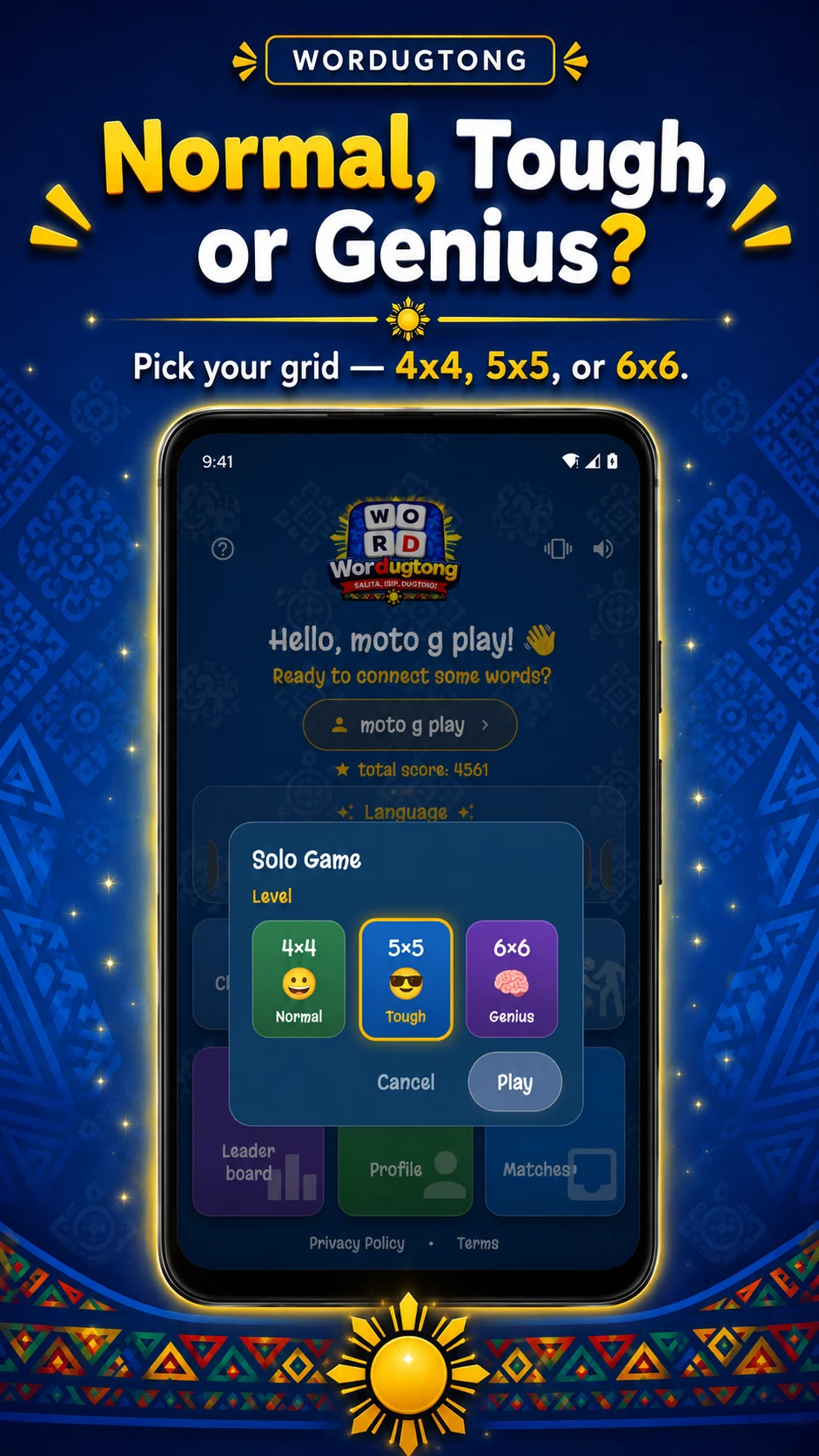Wordugtong: Pinoy Word Game screenshot