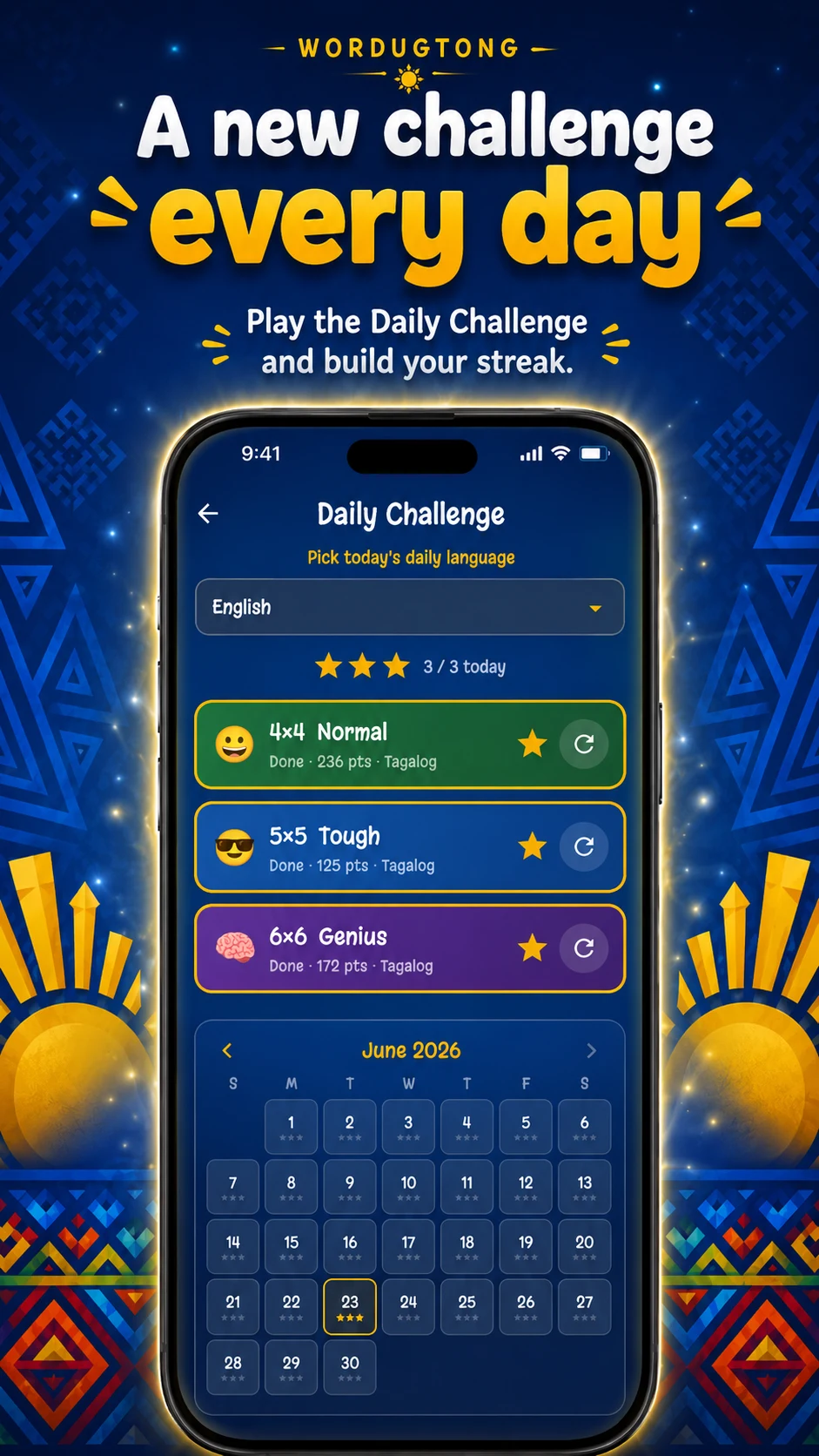 Wordugtong: Pinoy Word Game screenshot
